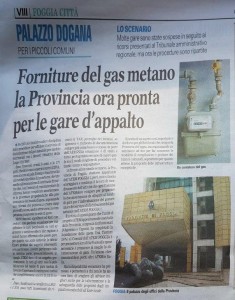 LaGazzetta Mezzogiorno 23set2017 Una tantum